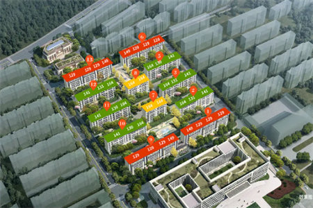 东方今典D区视野开阔单价7000南北通透双阳台